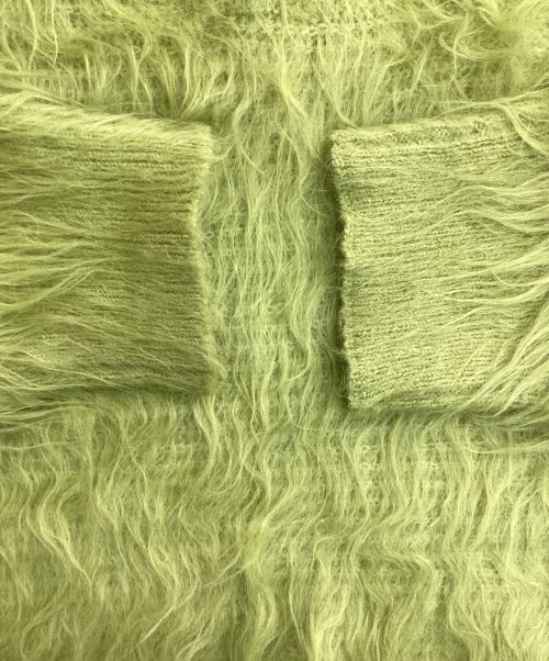 MAISON SPECIAL（メゾンスペシャル）MAISON SPECIAL (メゾンスペシャル) Shaggy Short Length Knitwear グリーン サイズ:Freeの古着・服飾アイテム