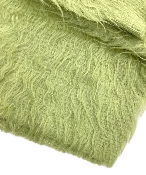 MAISON SPECIAL（メゾンスペシャル）MAISON SPECIAL (メゾンスペシャル) Shaggy Short Length Knitwear グリーン サイズ:Freeの古着・服飾アイテム