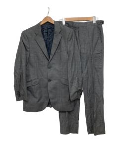 ジルサンダースーツグレー48サイズ JIL SANDER - ジルサンダー テーラーメイド ストライプ スーツ 上下 スーツ