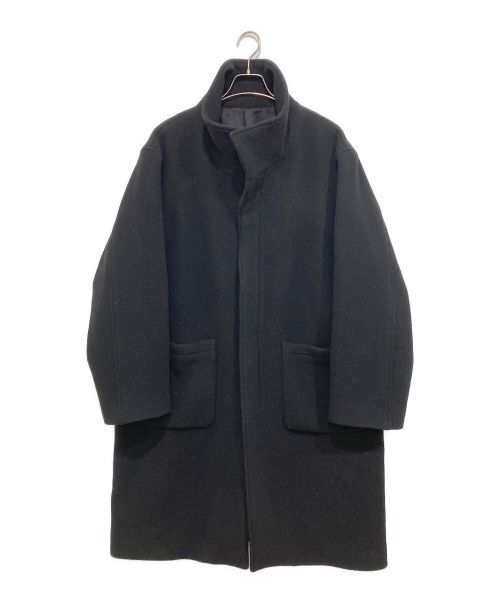 UNIVERSAL PRODUCTS.（ユニバーサルプロダクツ）UNIVERSAL PRODUCTS. (ユニバーサルプロダクツ) WOOL STAND COLLAR COAT ブラック サイズ:Lの古着・服飾アイテム
