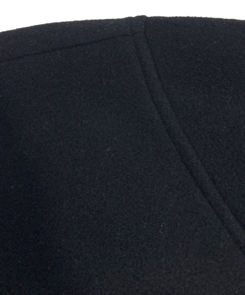 UNIVERSAL PRODUCTS.（ユニバーサルプロダクツ）UNIVERSAL PRODUCTS. (ユニバーサルプロダクツ) WOOL STAND COLLAR COAT ブラック サイズ:Lの古着・服飾アイテム
