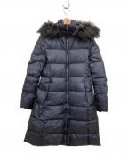 theoryセオリー）の古着「ファー付ダウンコート」｜ネイビー