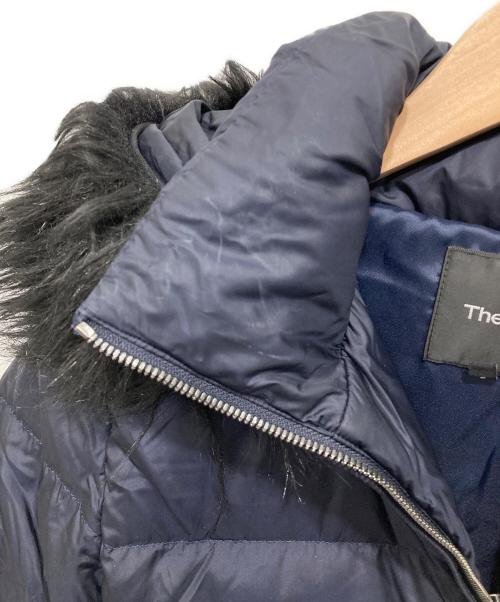 theory（セオリー）theory (セオリー) ファー付ダウンコート ネイビー サイズ:Sの古着・服飾アイテム