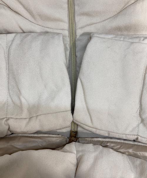 HERNO（ヘルノ）HERNO (ヘルノ) スタンドカラーダウンジャケット ベージュ×アイボリー サイズ:L(42)の古着・服飾アイテム