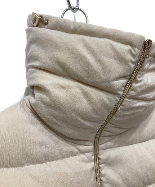 HERNO（ヘルノ）HERNO (ヘルノ) スタンドカラーダウンジャケット ベージュ×アイボリー サイズ:L(42)の古着・服飾アイテム