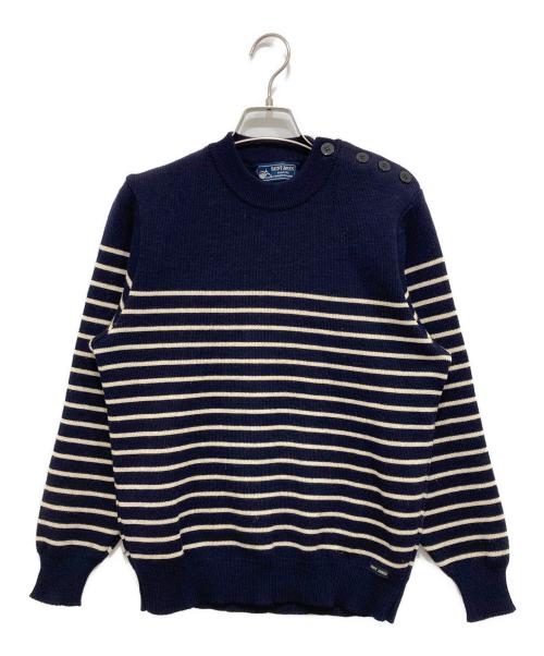 SAINT JAMES（セントジェームス）SAINT JAMES (セントジェームス) マリンニット ネイビー サイズ:Sの古着・服飾アイテム