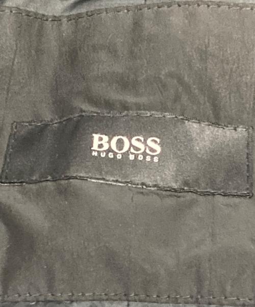 BOSS HUGO BOSS（ボス ヒューゴボス）BOSS HUGO BOSS (ボス ヒューゴボス) 中綿ロングコート ブラック サイズ:UK54(XL程度)の古着・服飾アイテム