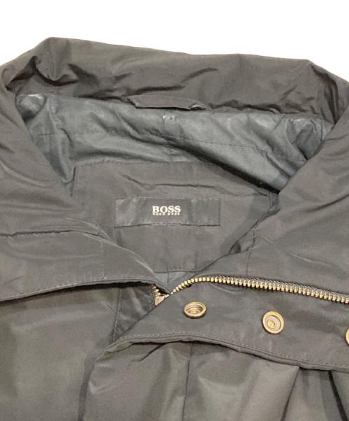 BOSS HUGO BOSS（ボス ヒューゴボス）BOSS HUGO BOSS (ボス ヒューゴボス) 中綿ロングコート ブラック サイズ:UK54(XL程度)の古着・服飾アイテム