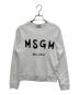 MSGM（エムエスジーエム）の古着「ロゴスウェット」｜ホワイト