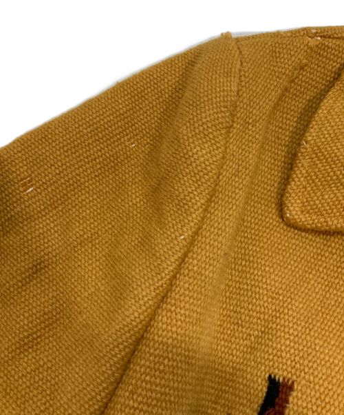 VINTAGE（ヴィンテージ）VINTAGE (ヴィンテージ) ヴィンテージチマヨジャケット マスタード サイズ:SM相当の古着・服飾アイテム