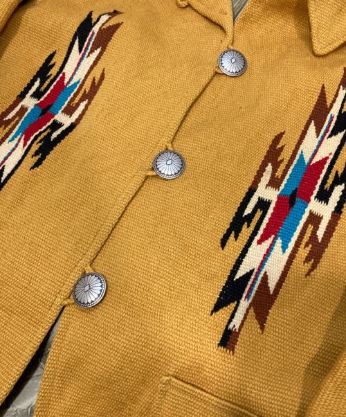 VINTAGE（ヴィンテージ）VINTAGE (ヴィンテージ) ヴィンテージチマヨジャケット マスタード サイズ:SM相当の古着・服飾アイテム