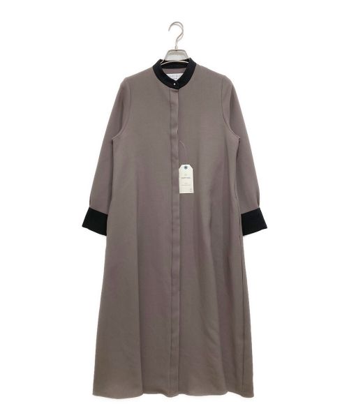 SHIPS any（シップスエニィ）SHIPS any (シップスエニィ) ダブルクロスAラインシャツワンピース ブラウン サイズ:Free 未使用品の古着・服飾アイテム