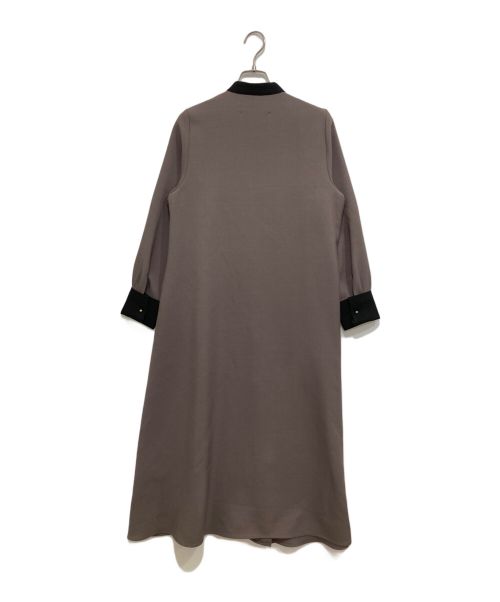 SHIPS any（シップスエニィ）SHIPS any (シップスエニィ) ダブルクロスAラインシャツワンピース ブラウン サイズ:Free 未使用品の古着・服飾アイテム