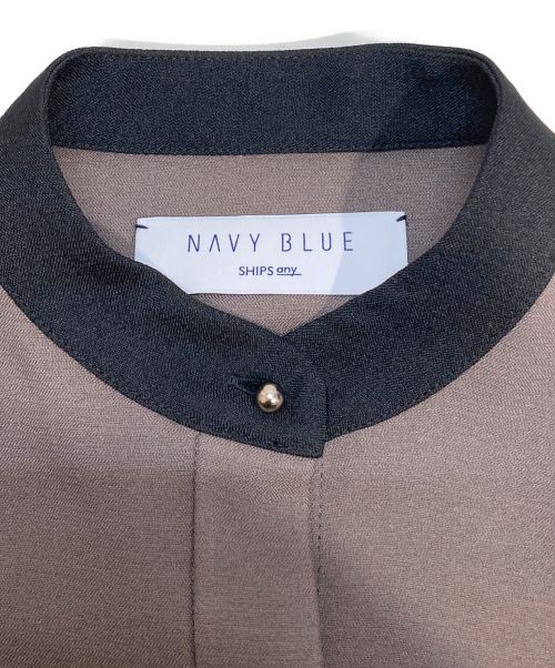 SHIPS any（シップスエニィ）SHIPS any (シップスエニィ) ダブルクロスAラインシャツワンピース ブラウン サイズ:Free 未使用品の古着・服飾アイテム