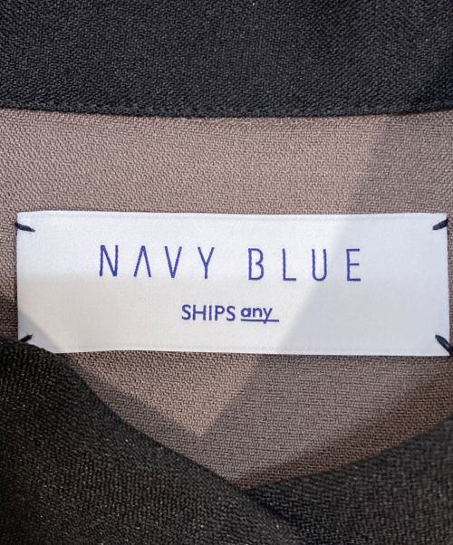 SHIPS any（シップスエニィ）SHIPS any (シップスエニィ) ダブルクロスAラインシャツワンピース ブラウン サイズ:Free 未使用品の古着・服飾アイテム