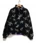 HUF（ハフ）の古着「ハーフジップフリースジャケット」｜ブラック
