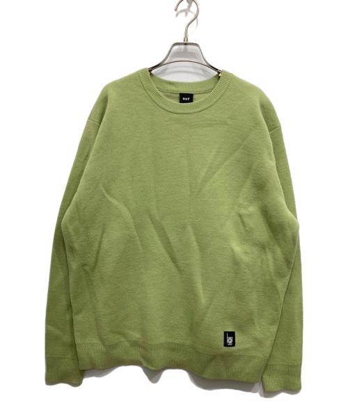 HUF（ハフ）HUF (ハフ) MODAL SWEATER 黄緑 サイズ:Mの古着・服飾アイテム