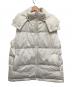 UNTITLED（アンタイトル）の古着「フード付きダウンベスト」｜ホワイト