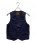 CALEE（キャリー）の古着「ワークベスト」｜ネイビー