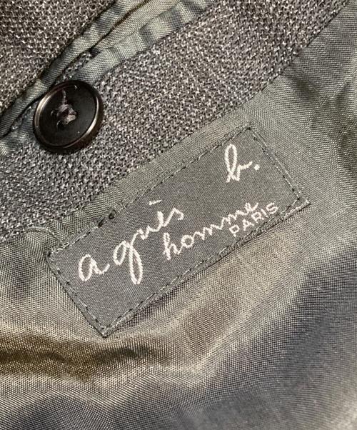 agnes b homme（アニエスベーオム）agnes b homme (アニエスベーオム) セットアップスーツ ブラック サイズ:L(48)の古着・服飾アイテム
