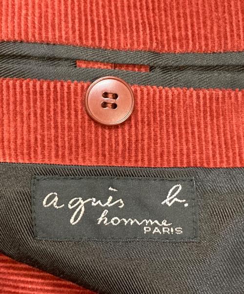 agnes b homme（アニエスベーオム）agnes b homme (アニエスベーオム) コーデュロイセットアップスーツ ブラウン サイズ:L(48)の古着・服飾アイテム