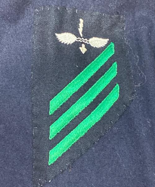 U'S NAVY（ユーエスネイビー）U'S NAVY (ユーエスネイビー) ヴィンテージウールセーラーシャツ ネイビー サイズ:Lの古着・服飾アイテム