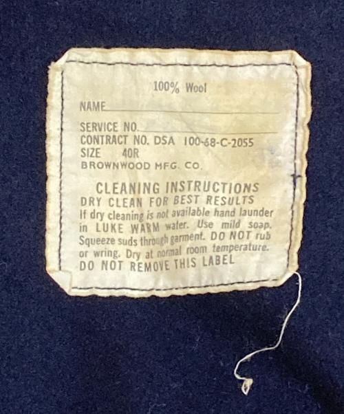 U'S NAVY（ユーエスネイビー）U'S NAVY (ユーエスネイビー) ヴィンテージウールセーラーシャツ ネイビー サイズ:Lの古着・服飾アイテム