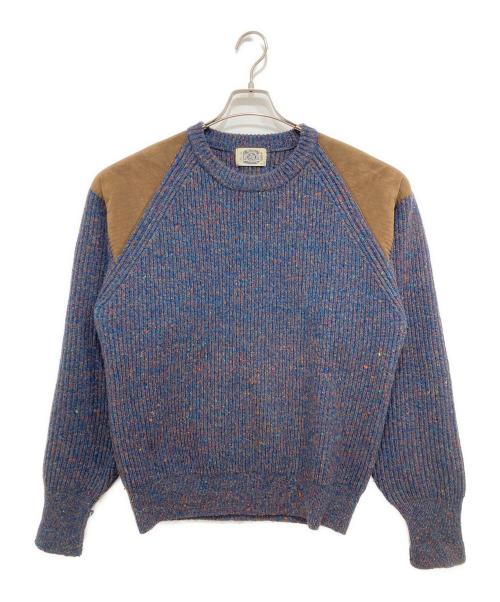 J.PRESS（ジェイプレス）J.PRESS (ジェイプレス) コマンドニット ネイビー サイズ:Lの古着・服飾アイテム