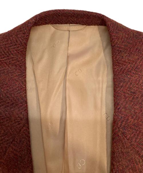 Christian Dior MONSIEUR（クリスチャンディオールムッシュ）Christian Dior MONSIEUR (クリスチャンディオールムッシュ) ウールテーラードジャケット レッド サイズ:A6(M)の古着・服飾アイテム