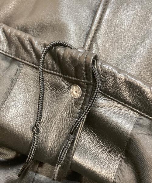 BEAUTY&YOUTH（ビューティーアンドユース）BEAUTY&YOUTH (ビューティーアンドユース) シープスキンレザーコーチジャケット ブラック サイズ:XLの古着・服飾アイテム