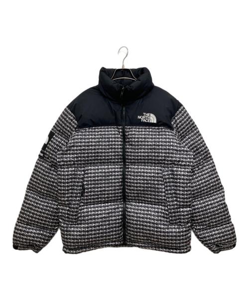 SUPREME（シュプリーム）SUPREME (シュプリーム) THE NORTH FACE (ザ ノース フェイス) Studded Nuptse Jacket グレー サイズ:Mの古着・服飾アイテム