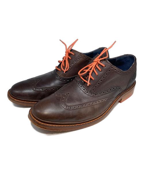 COLE HAAN（コールハーン）COLE HAAN (コールハーン) ウィングチップシューズ ブラウン サイズ:10Wの古着・服飾アイテム