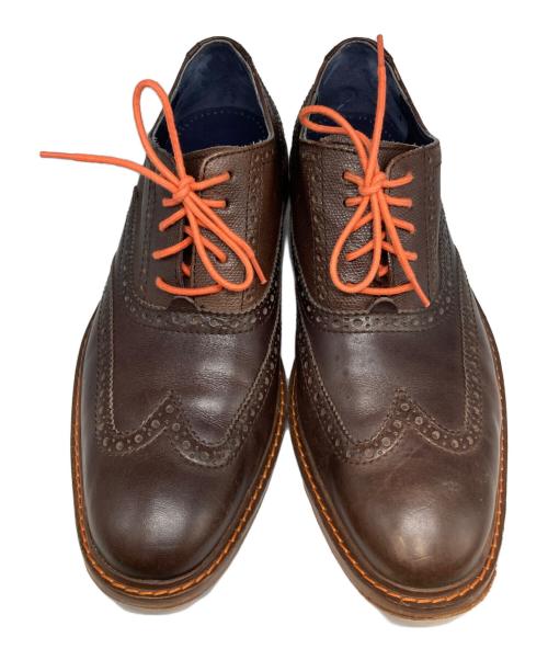 COLE HAAN（コールハーン）COLE HAAN (コールハーン) ウィングチップシューズ ブラウン サイズ:10Wの古着・服飾アイテム