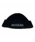 MONCLER (モンクレール) ロゴニットキャップ ブラック：20000円