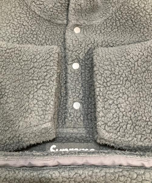 SUPREME（シュプリーム）SUPREME (シュプリーム) Polartec Shearling Reversible Pullover ブラック サイズ:Lの古着・服飾アイテム