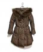 RUIRUE BOUTIQUEルイルエブティック）の古着「ファーダウンコート」｜カーキ