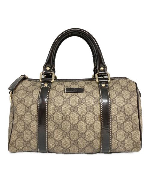 GUCCI（グッチ）GUCCI (グッチ) ミニボストンバッグ ブラウンの古着・服飾アイテム