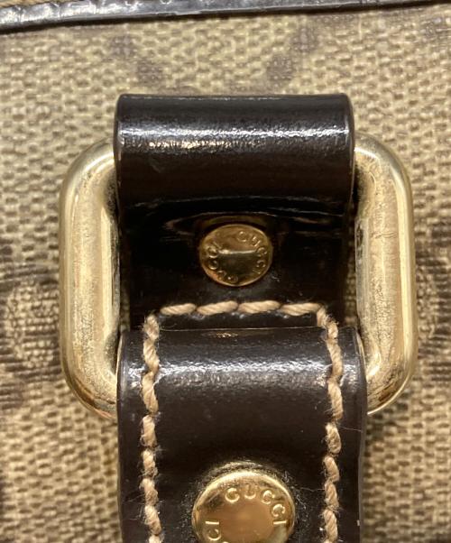 GUCCI（グッチ）GUCCI (グッチ) ミニボストンバッグ ブラウンの古着・服飾アイテム