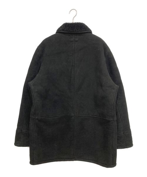 POLO RALPH LAUREN（ポロ・ラルフローレン）POLO RALPH LAUREN (ポロ・ラルフローレン) リアルムートンコート ブラック サイズ:XLの古着・服飾アイテム
