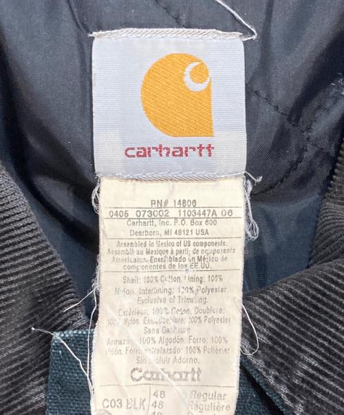 CarHartt（カーハート）CarHartt (カーハート) TRADITIONAL COAT/トラディショナルコート ブラック サイズ:XL相当(48表記)の古着・服飾アイテム