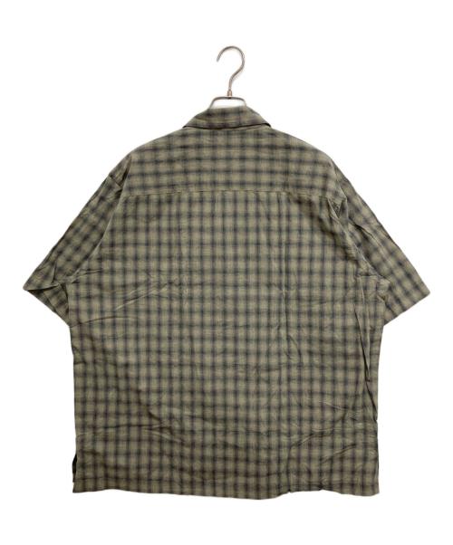 HEALTH（ヘルス）HEALTH (ヘルス) ハーフジップシャツ グリーン サイズ:Lの古着・服飾アイテム