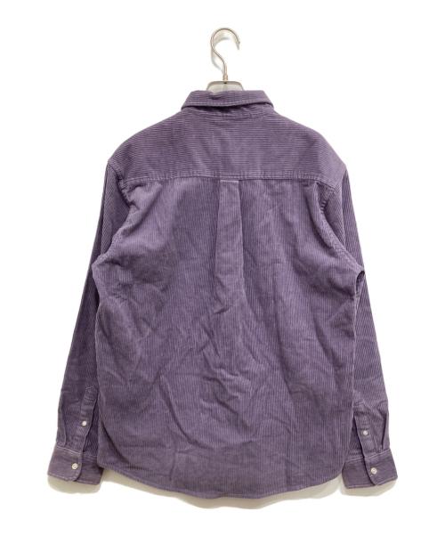 Carhartt WIP（カーハート ワークインプログレス）Carhartt WIP (カーハート ワークインプログレス) L/S MADISON CORD SHIRT パープル サイズ:Mの古着・服飾アイテム