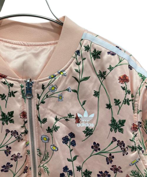 adidas Originals（アディダスオリジナル）adidas originals (アディダスオリジナル) リバーシブルボンバージャケット ピンク サイズ:Lの古着・服飾アイテム