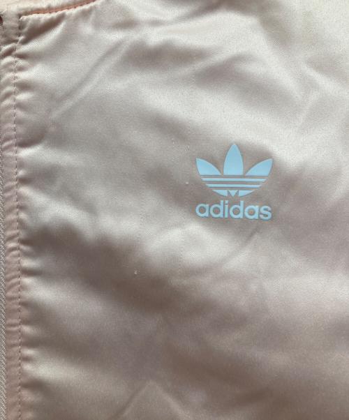 adidas Originals（アディダスオリジナル）adidas originals (アディダスオリジナル) リバーシブルボンバージャケット ピンク サイズ:Lの古着・服飾アイテム