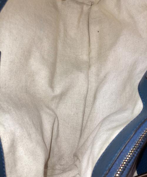 GUCCI（グッチ）GUCCI (グッチ) バンブーショッパーミディアムトート ネイビーの古着・服飾アイテム