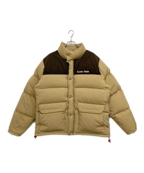 HUMAN MADE（ヒューマンメイド）HUMAN MADE (ヒューマンメイド) ダウンジャケット ブラウン サイズ:Lの古着・服飾アイテム