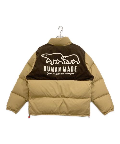 HUMAN MADE（ヒューマンメイド）HUMAN MADE (ヒューマンメイド) ダウンジャケット ブラウン サイズ:Lの古着・服飾アイテム