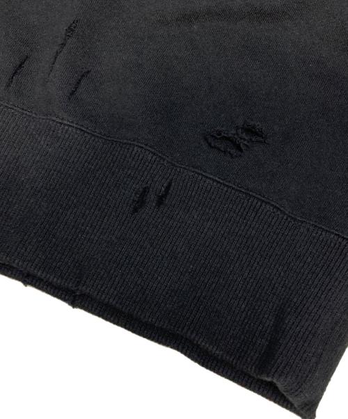 stein（シュタイン）stein (シュタイン) OVERSIZED REBUILD SWEAT LS ブラック サイズ:Sの古着・服飾アイテム