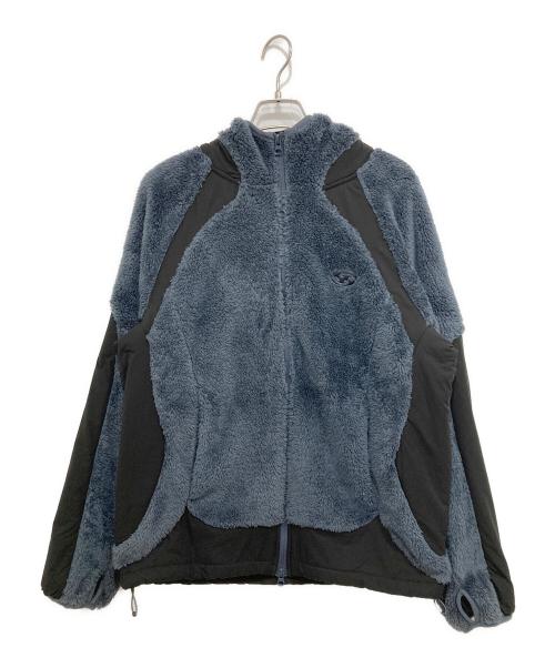 san san gear（サンサンギア）san san gear (サンサンギア) FLEECE HOODED JACKET ネイビー サイズ:M(2)の古着・服飾アイテム