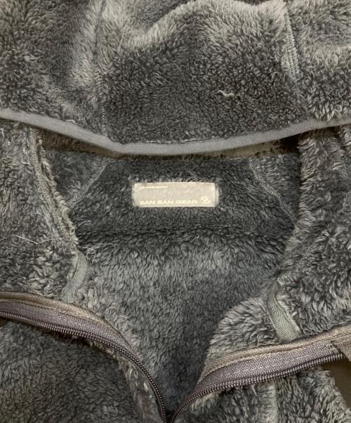 san san gear（サンサンギア）san san gear (サンサンギア) FLEECE HOODED JACKET ネイビー サイズ:M(2)の古着・服飾アイテム